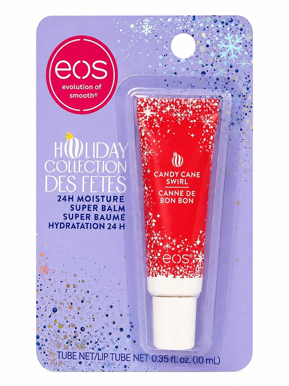 $4 Add-On When Bundled with $11+ EOS Candy Cane Swirl Super Balm